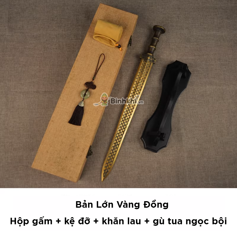 Kiếm Câu Tiễn Lớn Vàng Đồng