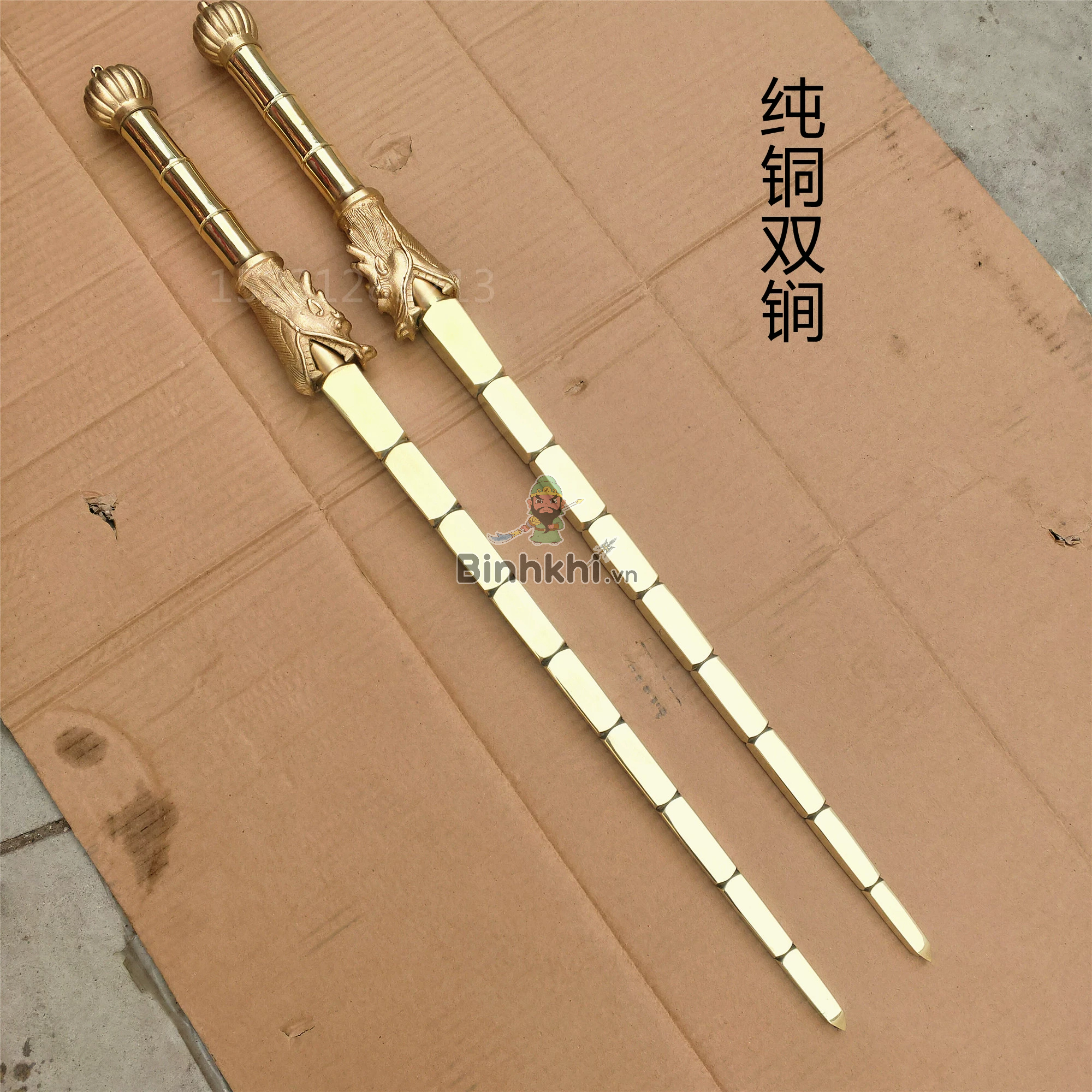 Hoàng Đồng Song Tiễn (Giản) – Vũ Khí Võ Thuật Cổ Truyền song gian vang 4