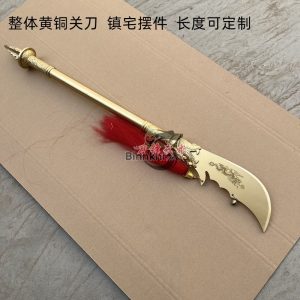 Thanh Long Yển Nguyệt Đao Đồng Thau Nhỏ - Biểu Tượng Uy Nghi Của Quan Vũ thanh long yen nguyet dao dong thau 3